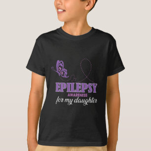 T-shirt Sensibilisation À L'Épilepsie Pour Ma Fille - Epil