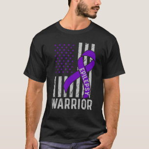 T-shirt Sensibilisation à l'épilepsie Survivant du guerrie