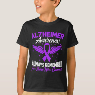 T-shirt Sensibilisation à l'héimerheimer Ruban pourpre