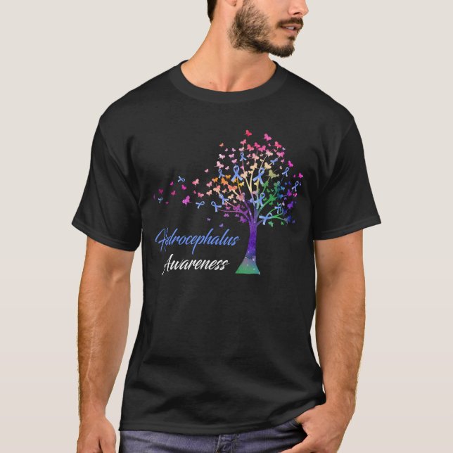 T-shirt Sensibilisation à l'hydrocéphalie de l'arb (Devant)