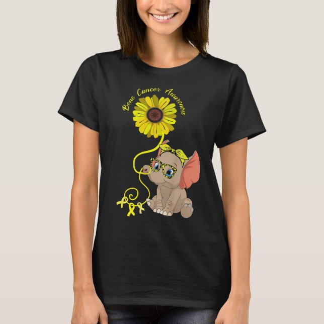 T-shirt Sensibilisation à l'neurysme cérébral des éléphant (Devant)