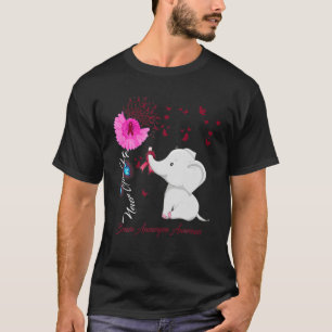 T-shirt Sensibilisation à l'neurysme cérébral des éléphant