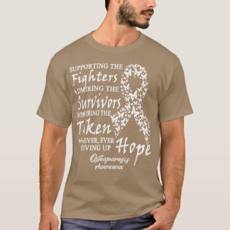 T-shirt Sensibilisation À L'Ostéoporose À L'Appui Des Comb