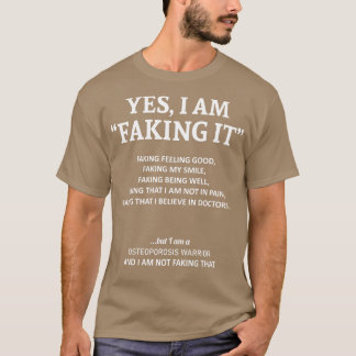 T-shirt Sensibilisation À L'Ostéoporose Je Le Fue Dans Ce