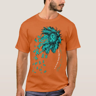 T-shirt Sensibilisation à l'ovaire Tournesol personne ne c