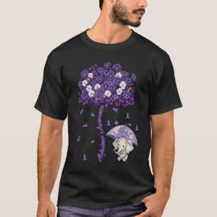 T-shirt Sensibilisation Alzheimer Cute Elephant Oubliez-Mo