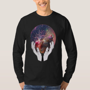 T-shirt Sensibilisation  Amour  Cohérence Cœur Cerveau Méd