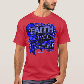 T-shirt Sensibilisation ARDS Ruban La foi sur la peur Leop