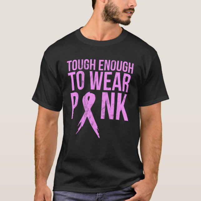 T-shirt Sensibilisation Au Cancer Assez Stricte Pour Porte (Devant)