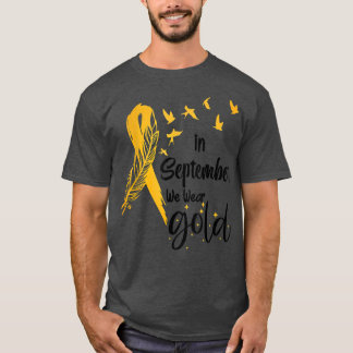T-shirt Sensibilisation Au Cancer Chez L'Enfance En Septem