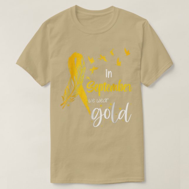 T-shirt Sensibilisation Au Cancer Chez L'Enfance En Septem (Design devant)