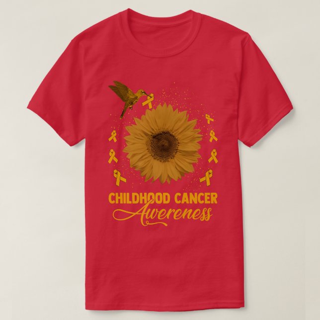 T-shirt Sensibilisation au cancer chez les colibris et les (Design devant)