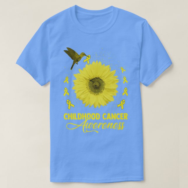T-shirt Sensibilisation au cancer chez les colibris et les (Design devant)