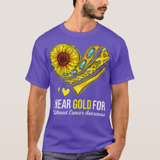 T-shirt Sensibilisation au cancer chez les enfants en sept