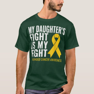 T-shirt Sensibilisation au cancer chez les enfants Le comb
