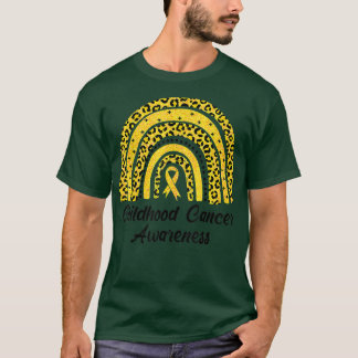 T-shirt Sensibilisation au cancer chez les enfants Ruban l