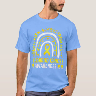 T-shirt Sensibilisation au cancer chez les enfants Ruban l