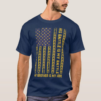 T-shirt Sensibilisation au cancer chez les enfants Septemb