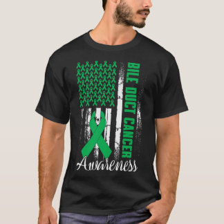 T-shirt Sensibilisation au cancer de la bille Kelly Green