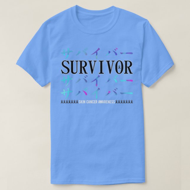 T-shirt Sensibilisation au cancer de la peau Cadeau du sur (Design devant)