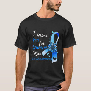 T-shirt Sensibilisation au cancer de la prostate Je porte 