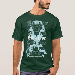 T-shirt Sensibilisation au cancer de la prostate Survivant