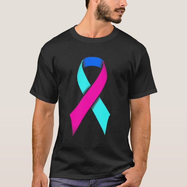 T-shirt Sensibilisation au cancer de la thyroïde (Devant)