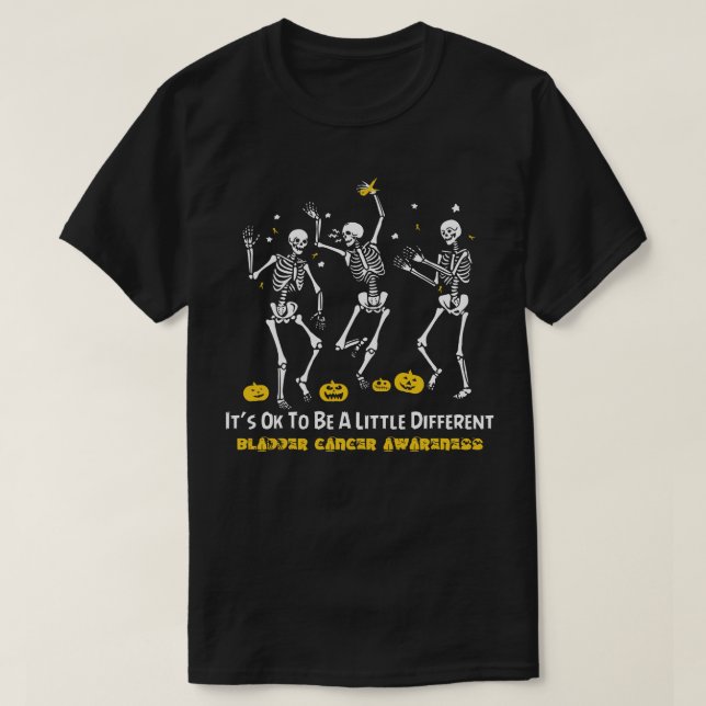 T-shirt Sensibilisation Au Cancer De La Vessie Il Est Ok D (Design devant)