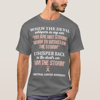 T-shirt Sensibilisation Au Cancer De L'Endomère Je Suis La