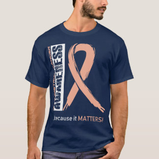 T-shirt Sensibilisation Au Cancer De L'Endomètre Parce Que
