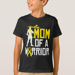 T-shirt Sensibilisation au cancer de l'enfance Ruban d'or