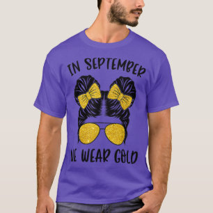 T-shirt Sensibilisation au cancer de l'enfanceEn Septembre