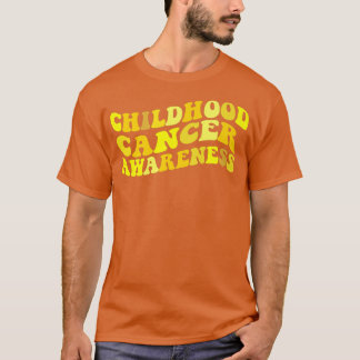 T-shirt Sensibilisation au cancer de l'enfant Cancer de l'