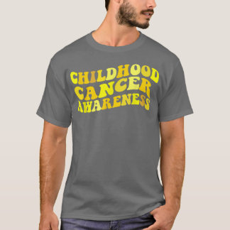 T-shirt Sensibilisation au cancer de l'enfant Cancer de l'