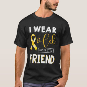 T-shirt Sensibilisation au cancer de l'enfant Je porte pou