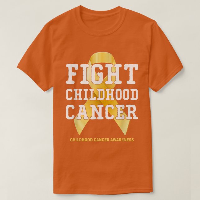 T-shirt Sensibilisation au cancer de l'enfant T (Design devant)
