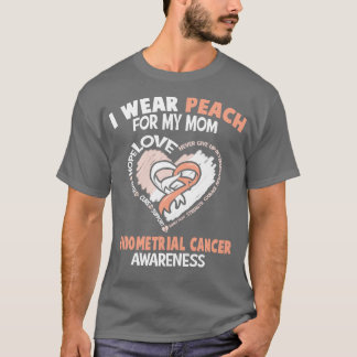 T-shirt Sensibilisation au cancer de l'estomac Je Porte Un