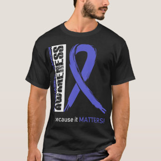 T-shirt Sensibilisation au cancer de l'oesophage parce que