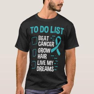 T-shirt Sensibilisation au cancer de l'ovaire À faire Pous
