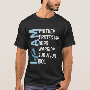 T-shirt Sensibilisation au cancer de l'ovaire Je suis mère