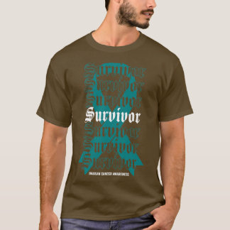 T-shirt Sensibilisation au cancer de l'ovaire Survivant Tu