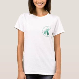 T-shirt Sensibilisation au cancer de l'ovaire Teil à manch