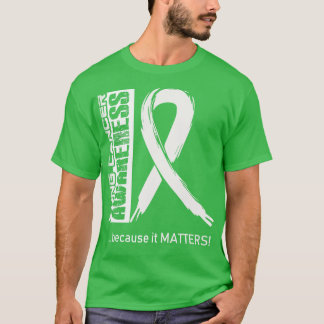 T-shirt Sensibilisation Au Cancer Du Poumon Parce Que Son 