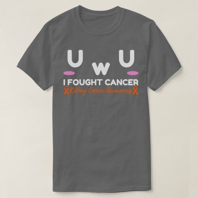 T-shirt Sensibilisation au cancer du rein J'ai combattu le (Design devant)