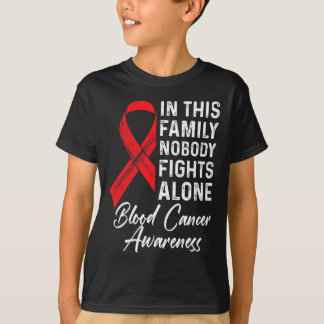T-shirt Sensibilisation au cancer du sang Soutien familial