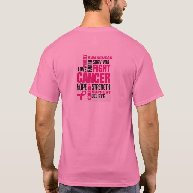 T-shirt Sensibilisation au cancer du sein (Dos)