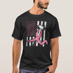 T-shirt Sensibilisation au cancer du sein chez les pompier