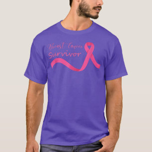 T-shirt Sensibilisation au cancer du sein chez les surviva