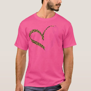 T-shirt Sensibilisation au cancer du sein Coeur Empreinte