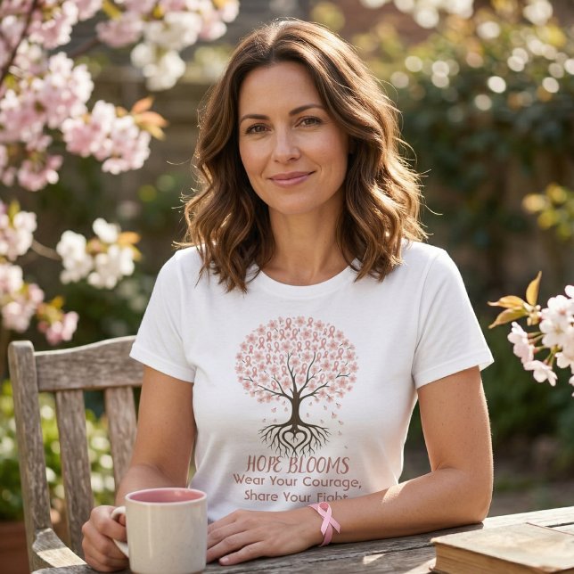 T-shirt Sensibilisation au cancer du sein dans l'arbre de  (Créateur téléchargé)